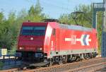 HGK 2066 185 631-9 (91 80 6185 631-9 D-HGK) angemietet von Alpha Trains auf Leerfahrt Richtung Karower Kreuz Berlin, 08.07.10 Berlin-Blankenburg.