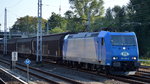 ITL 185 524-6 mit Ganzzug Schiebewandwagen Richtung Nordosten am 08.09.16 Berlin-Springpfuhl.