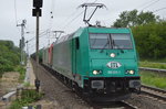 ITL Doppeltraktion 185 611-1 + 185 649-1 mit Kesselwagenzug am 25.05.16 Berlin-Hohenschönhausen.