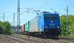 diverse-loks-und-gueterwagen/584902/itl-185-cl-004-185-504-8 ITL 185 CL 004/ 185 504-8 mit Containerzug am 17.05.17 Berlin-Wuhlheide.