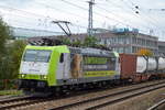 Captrain/ITL 185 532-9 mit Containerzug am 23.09.17 Berlin-Köpenick.