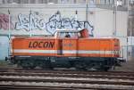 Diverse Loks/81326/locon-210-92-80-1212-275-2 LOCON 210 (92 80 1212 275-2 D-LOCON, MaK Bj.1965) am 26.03.10 Gbf. Berlin-Moabit.