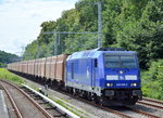 diverse-loks-und-personen-ugueterwagen/525254/press-246-049-2-246-011-1-mit PRESS 246 049-2 (246 011-1) mit einem Güterzug Holz-Hackschnitzel am 22.06.16 Eichwalde bei Berlin. 