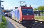 Re 482/588033/raildox-mit-re-482-035-3-und Raildox mit RE 482 035-3 und Kesselwaenzug am 06.07.17 BF. Berlin-Hohenschönhausen.