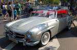 Classic Days Berlin 2013, ein Mercedes-Benz 190 SL, Baureihe W121/2 Baujahr 1959, 09.06.13 