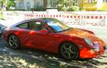 porsche/346985/ein-porsche-targa-4-in-rot Ein Porsche Targa 4 in rot, 06.06.14 Berlin-Pankow.