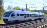 NEB VT 643.04 (95 80 0643 861-7 D-PEG, ...) Richtung Basdorf am 22.04.16 Berlin-Pankow.