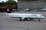 Lufthansa mit Airbus A321-131  Kempten  (D-AIRF) am 09.06.12 Flughafen Berlin-Tegel Mittags.
