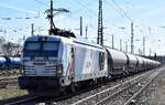 private-evu/913331/locon-logistik--consulting-ag-berlin LOCON LOGISTIK & CONSULTING AG, Berlin [D] mit der geleasten nortrail Vectron Dual Lok 'LOCON 422' [NVR-Nummer: 90 80 2248 012-7 D-NRAIL] und einem Staubgutzug (Braunkohlestaub) am 15.04.26 Höhe Bahnhof Ruhland.