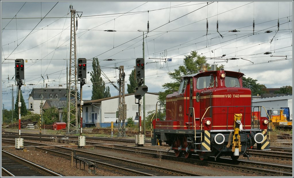 Die VEB V60 1140 in Trier.
25. Sept. 2012