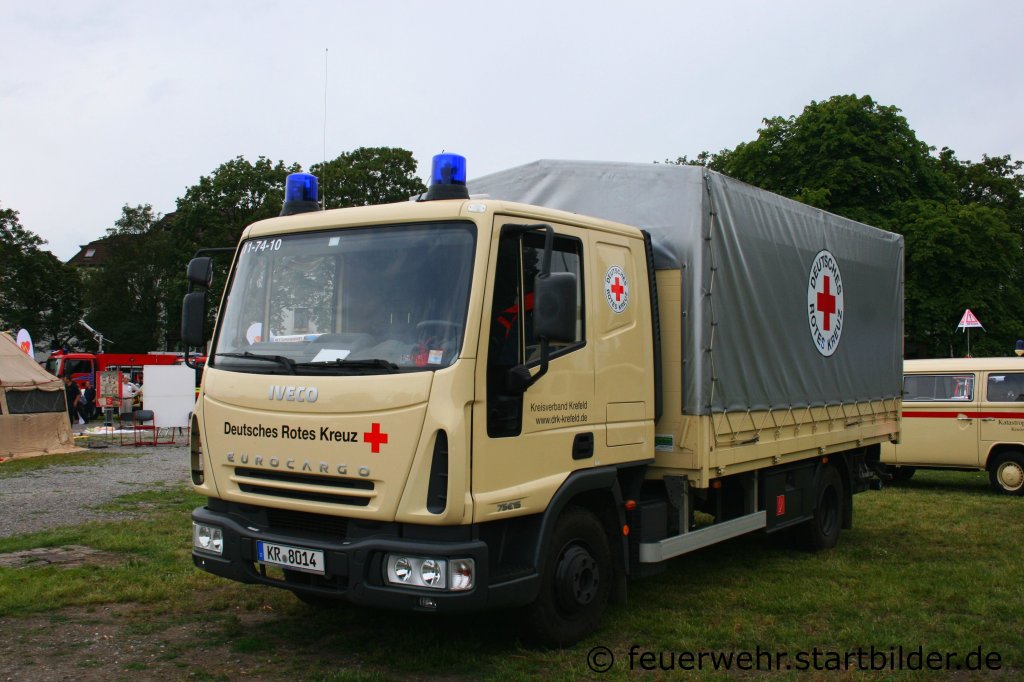 DRK Krefeld
LKW (Funk:11/74/10).
Aufgenommen beim Blaulichtag in Krefeld am 10.7.2011.