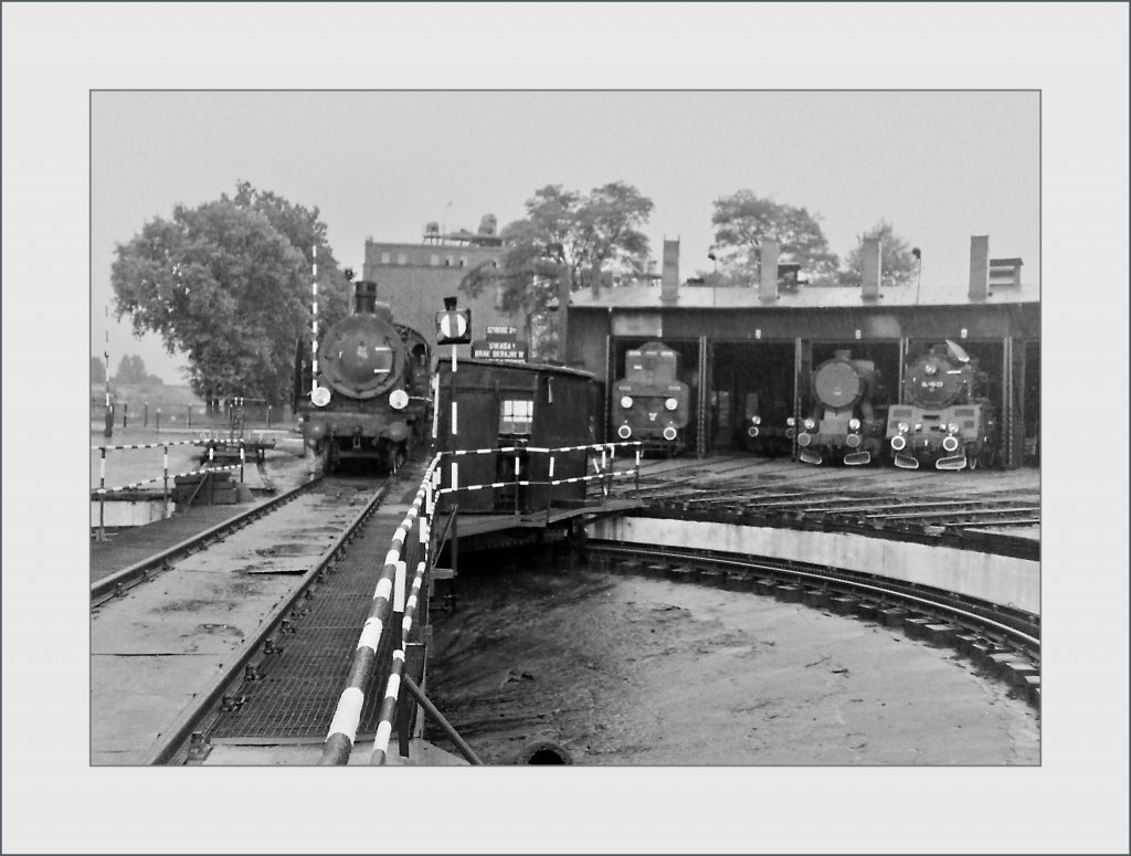 Eine  P8  auf im BW Wolstyn.
(Gescanntes Negativ) 28. Aug. 1994