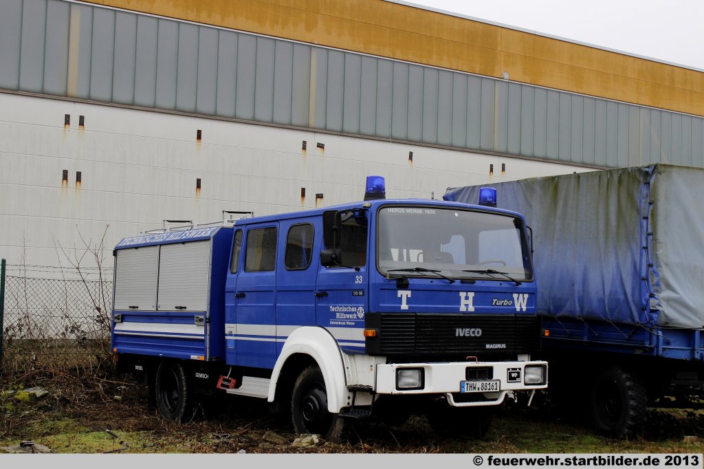 Fahrzeug des THW Werne (Heros Werne 19/33).