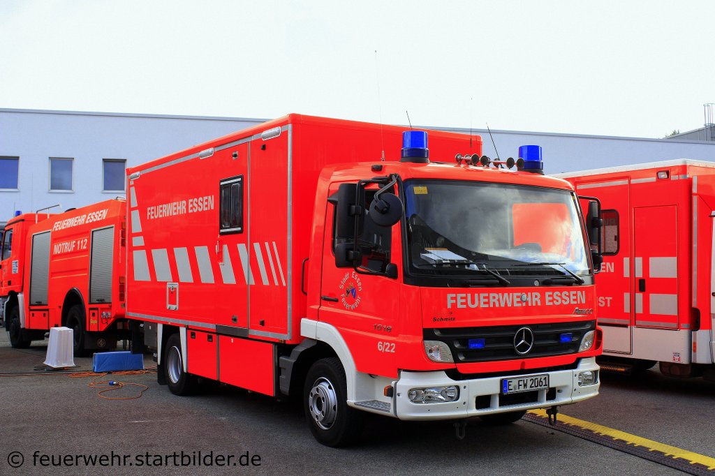 GW-Atemschutz (Florian Essen 1/56/1) der Feuerwehr Essen.
Ausgebaut wurde das Fahrzeug von Gimaex Schmitz.
Das Fahrzeug hat die Nummer 6/22.