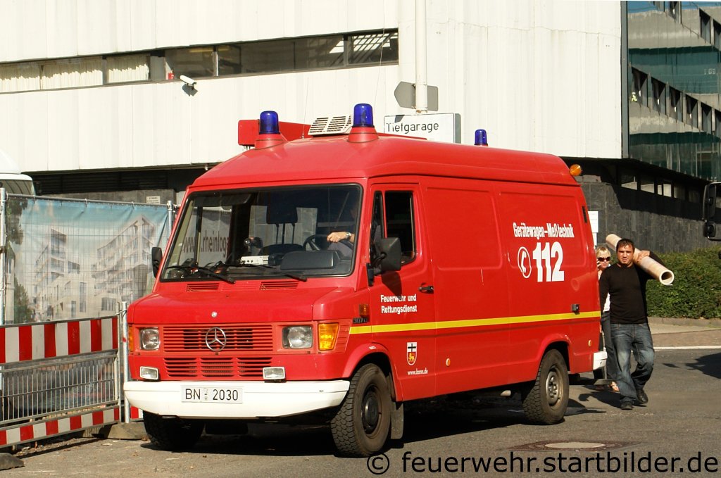 GW-Messtechnik der Feuerwehr Bonn.
Aufgenommen beim NRW Tag 2011 in Bonn.