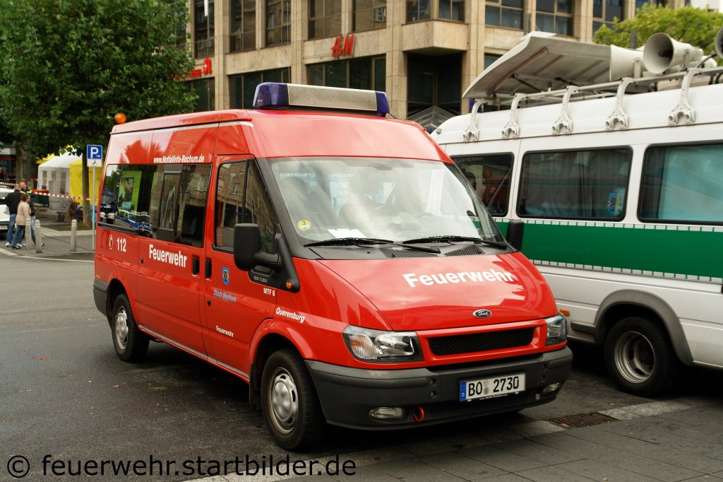 MTF-6 der Feuerwehr Bochum Querenburg.
Aufgenommen am 8.10.2011 in Bochum.