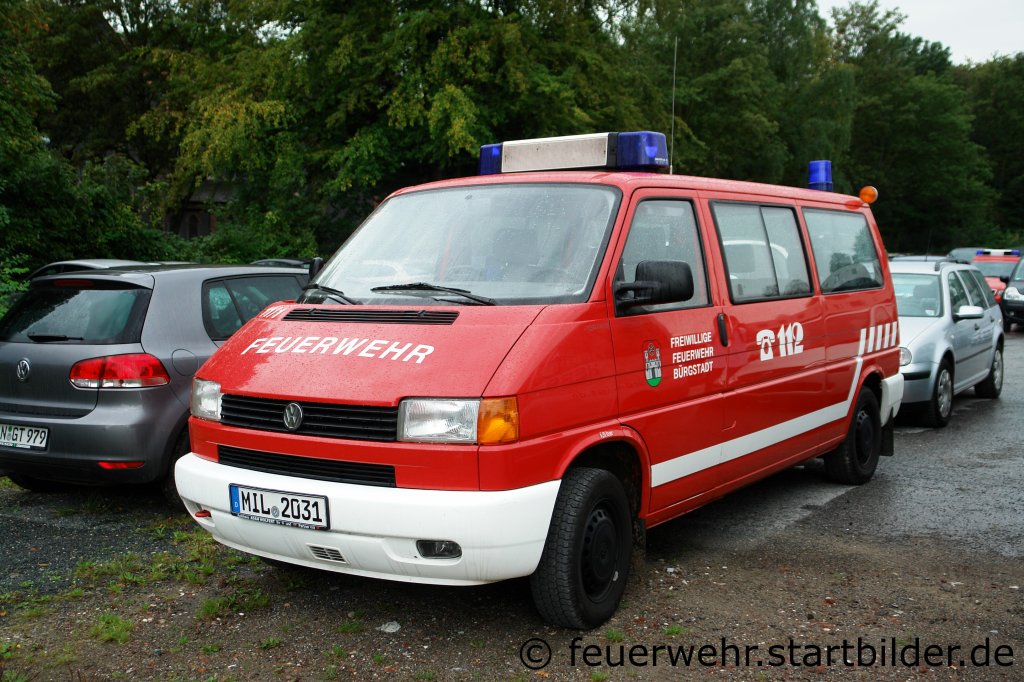 MTW der Feuerwehr B�rgstadt.
Aufgenommen beim Tag der Offenen T�r der Feuerwache 1 in Essen, 10-11.9.2011.