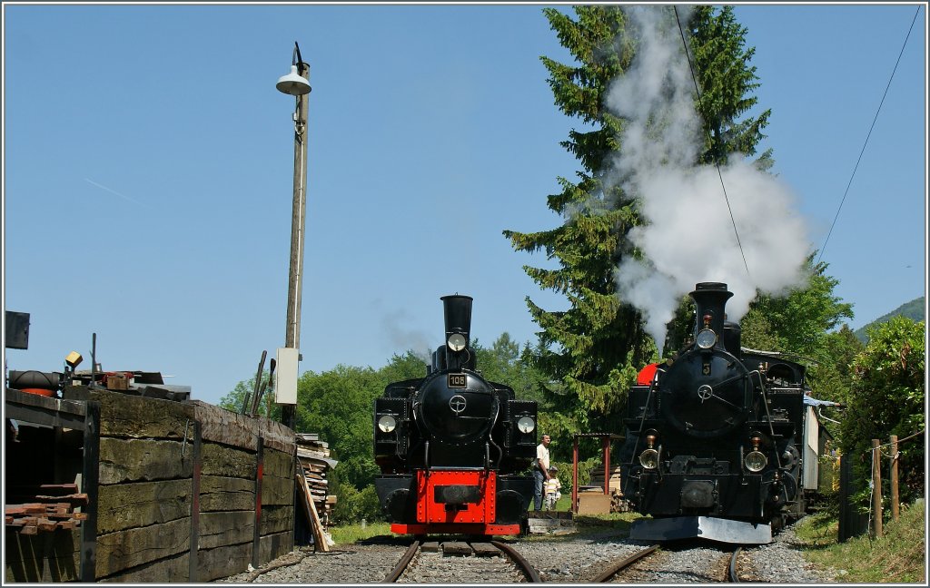 Wenn es dampft und raucht freut sich der Fotograf (und hoffentlich auch der Betrachter...)
Chaulin, den 27. Mai 2012