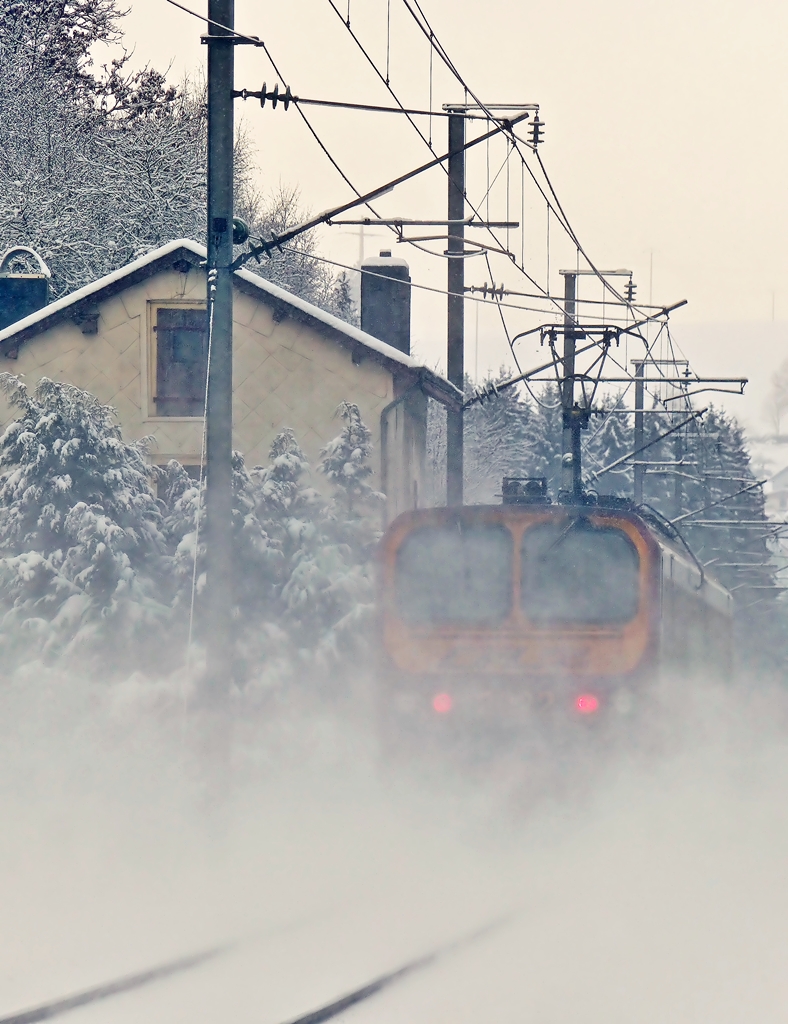 . Auf speziellen Wunsch unseres lieben Webmasters, der Nachschuss auf den Z 2022 in der N�he von Maulusm�hle. 02.02.2015 (Jeanny)