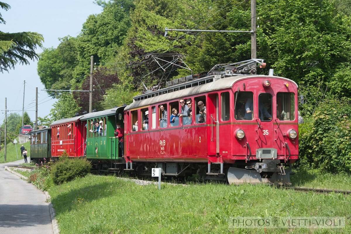 2018-05-19, BC Chem de Bouricloz
Automotrices ABe 4/4 35 