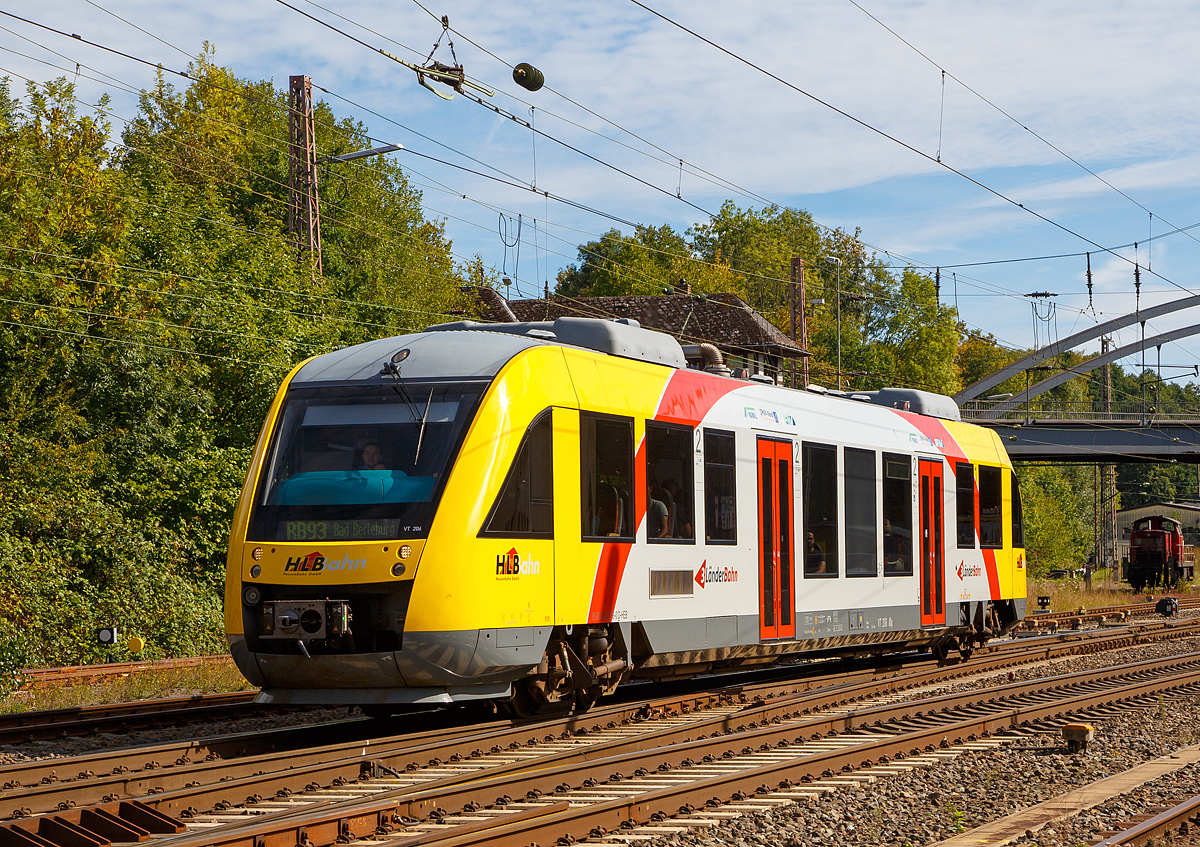 
Als Portrait....
Der VT 206 (95 80 0640 106-0 D-HEB), ein Alstom Coradia LINT 27 der HLB (Hessische Landesbahn) am 09.09.2018, als RB 93   Rothaarbahn  (Betzdorf - Siegen - Kreuztal - Bad Berleburg), in Kreuztal.