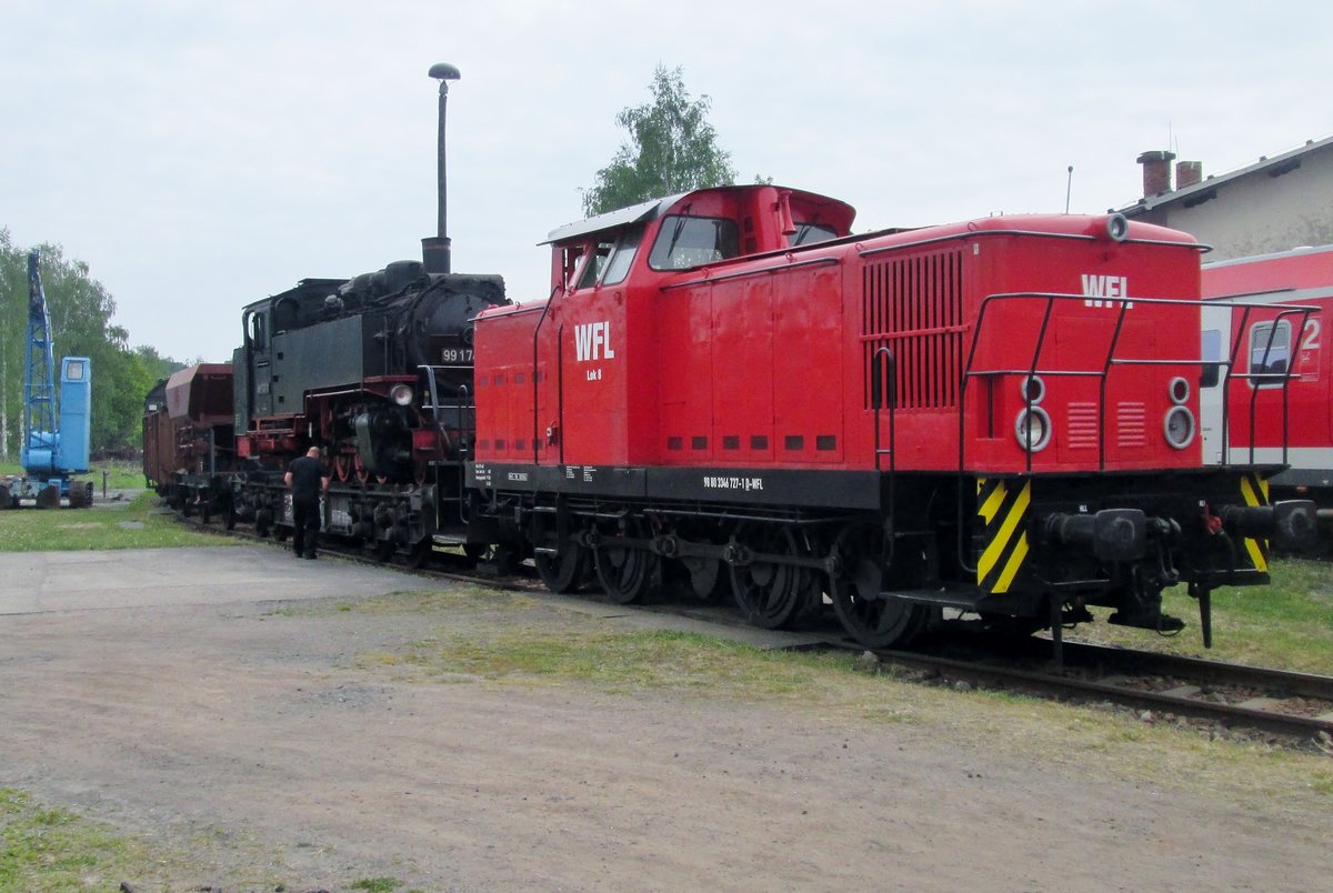 Am 23 Mai 2015 steht WFL Lok-8 ins Bw Nossen. 