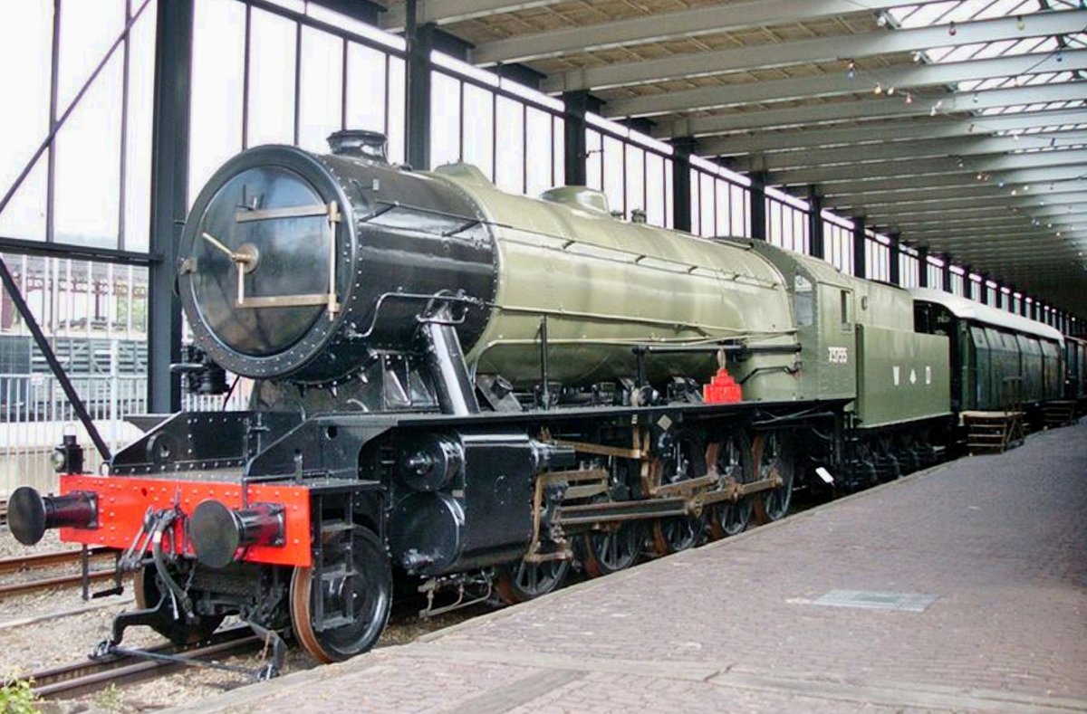 Am 27 Juli 1996 steht ex-BR 73755 LONGMOOR ins Nederl�ndischen Eisenbahnmuseum in Utrecht.