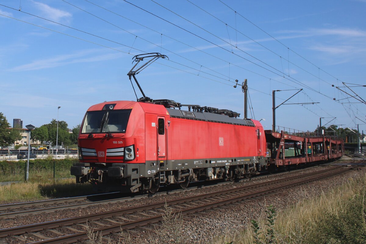 Am 7 Augustus 2025 verlasst DBC 193 325 Venlo auf den Weg ins Deutschland.