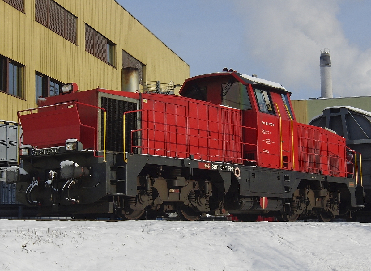 Am 841 030-0 am 27.12.2010 in Bischofszell.