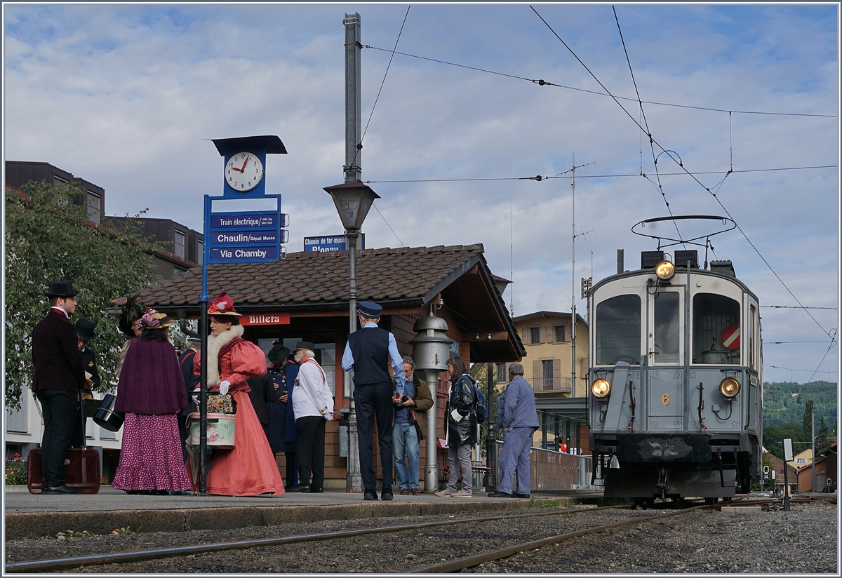 B-C  Belle Epoque  Tage mit äußerst gelungenem  Beiwerk  in Blonay.
17. Sept. 2017