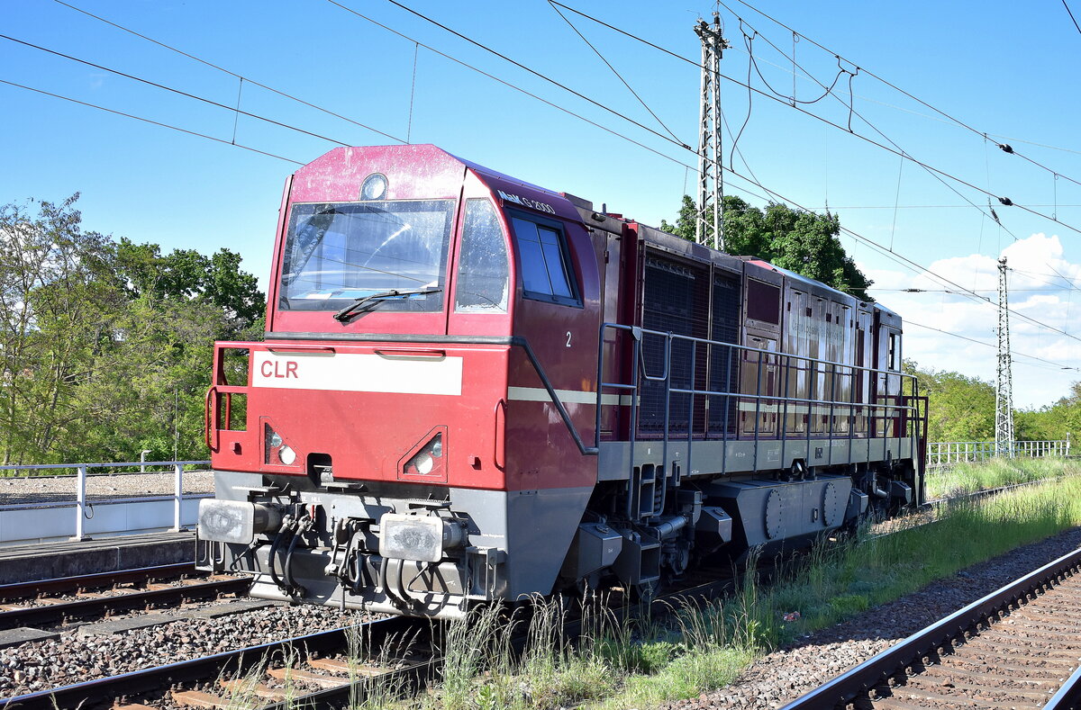  CLR - Cargo Logistik Rail-Service GmbH, Barleben-Ebendorf [D] mit ihrer MaK G 2000 BB
[NVR-Nummer: 92 80 1273 008-3 D-CLR]  am 18.05.26 H�he Bahnhof Magdeburg-Neustadt.