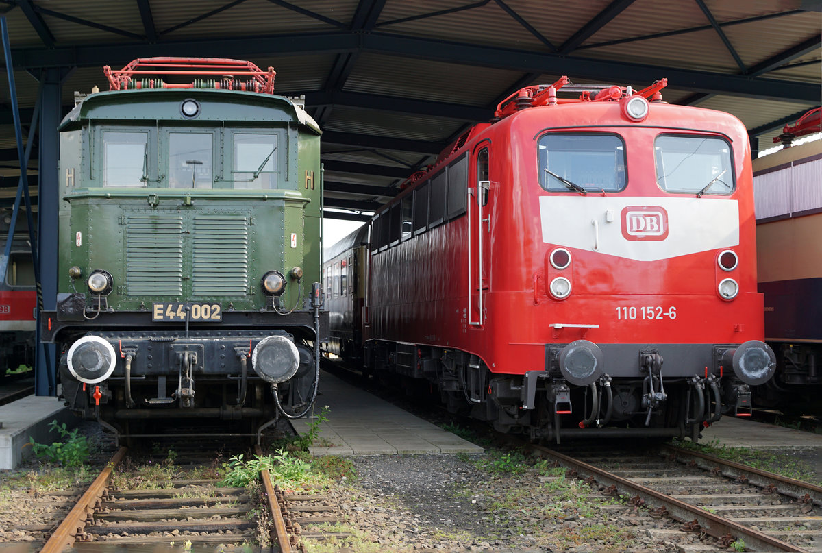 DB Museum Koblenz:
Am 23. September 2017 waren viele interessante Lokomotiven in Koblenz ausgestellt.
Foto: Walter Ruetsch 