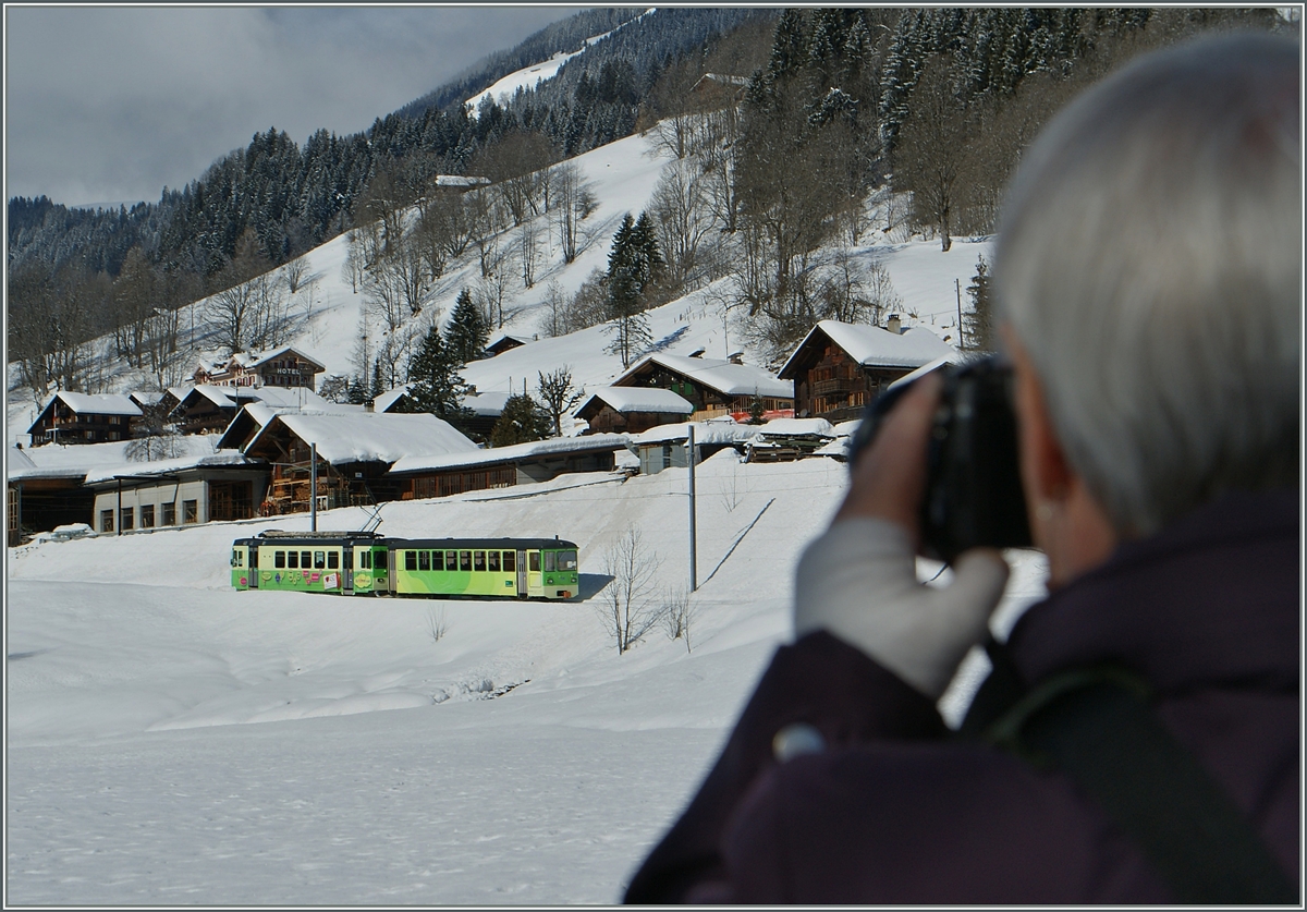Der ASD Regionalzug erreicht in Kürze sein Ziel Les Diablerets.
11. Feb. 2014