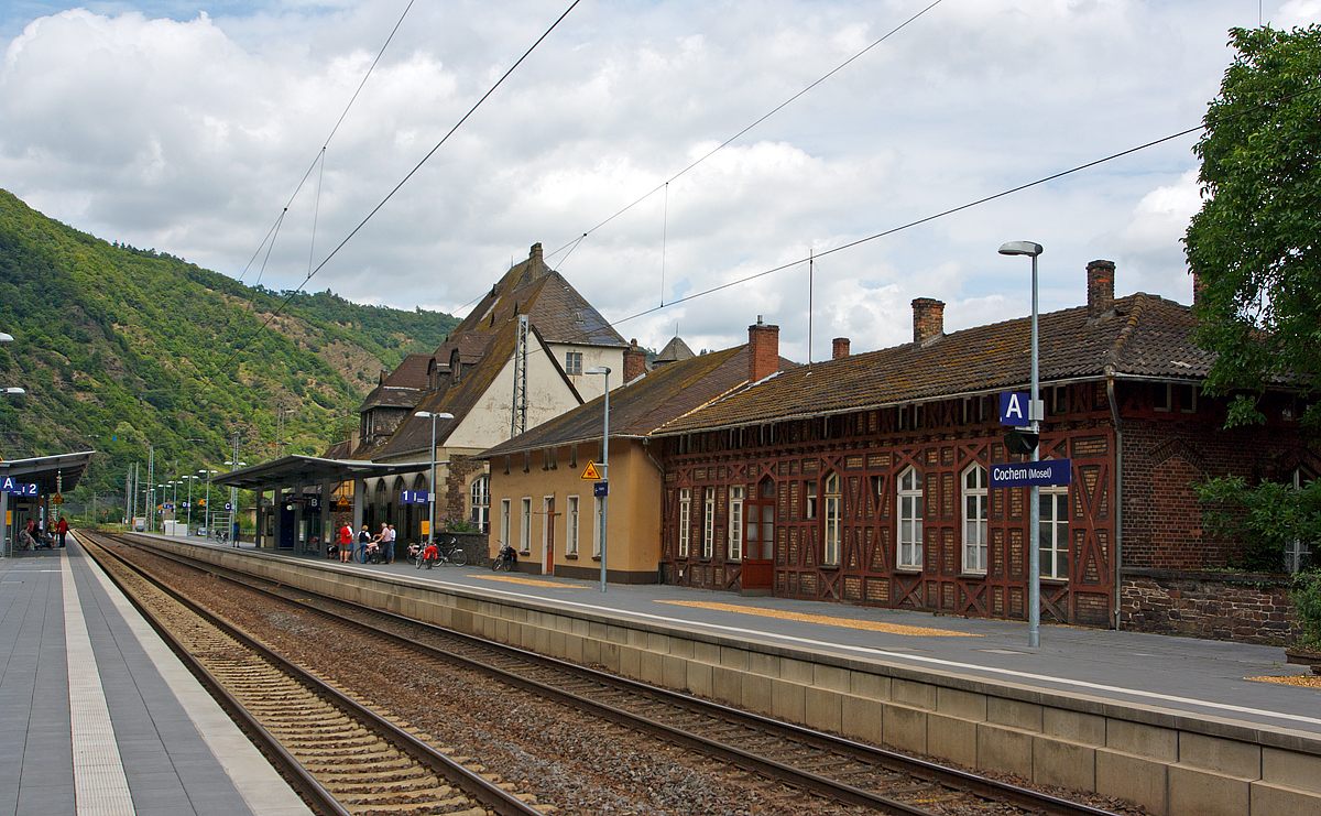 
Der Bahnhof Cochem/Mosel am 18.07.2012.