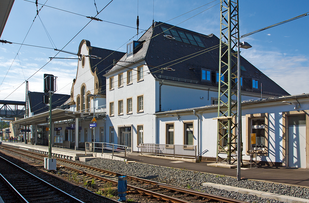 
Der Bahnhof Marburg an der Lahn am 13.08.2014