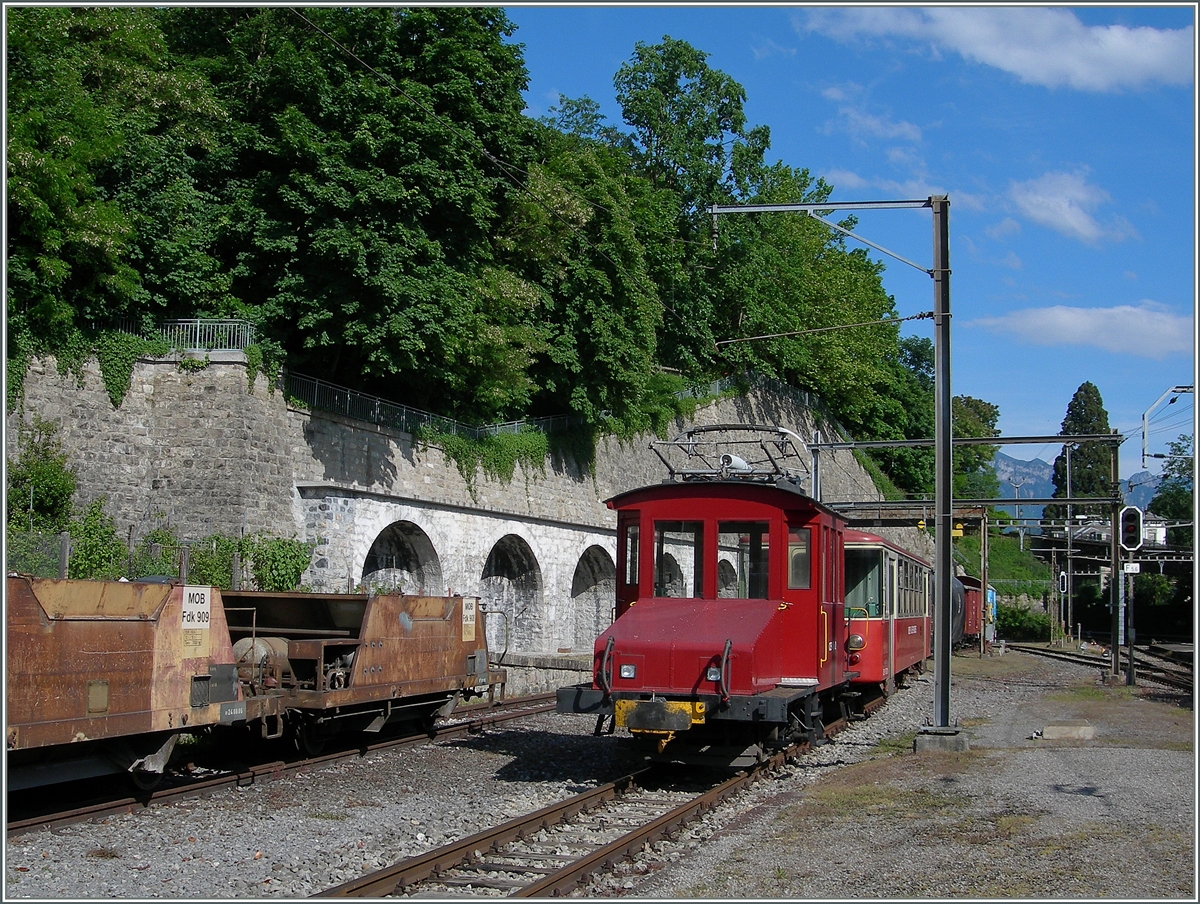 Der CEV Te 2/2 82 in Vevey.
31. Mai 2015