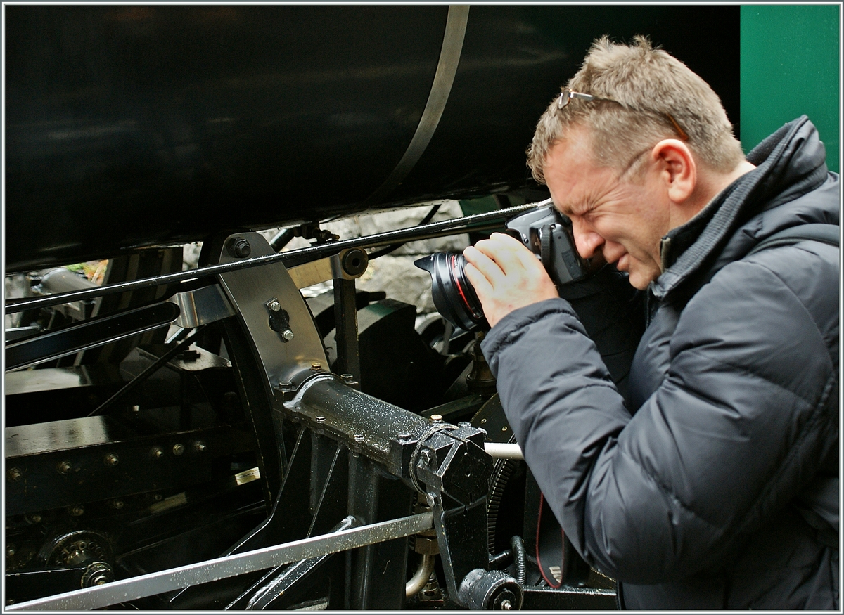 Der Lupeninspektor bei der Arbeit.
Brienz, den 29.09.2012 