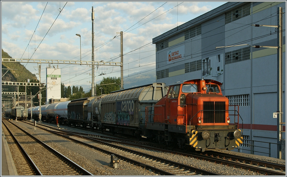 Die Em 837 853-1 in Visp.
29. Aug. 2013