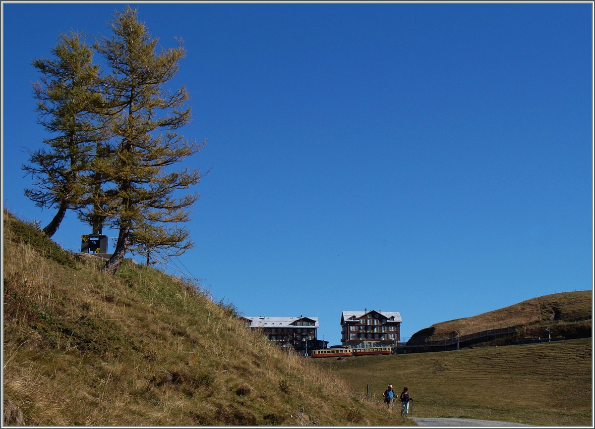 Die  Tal-Station  der Jungfraubahn befindt sich auf 2061 müM.
9. Okt. 2014