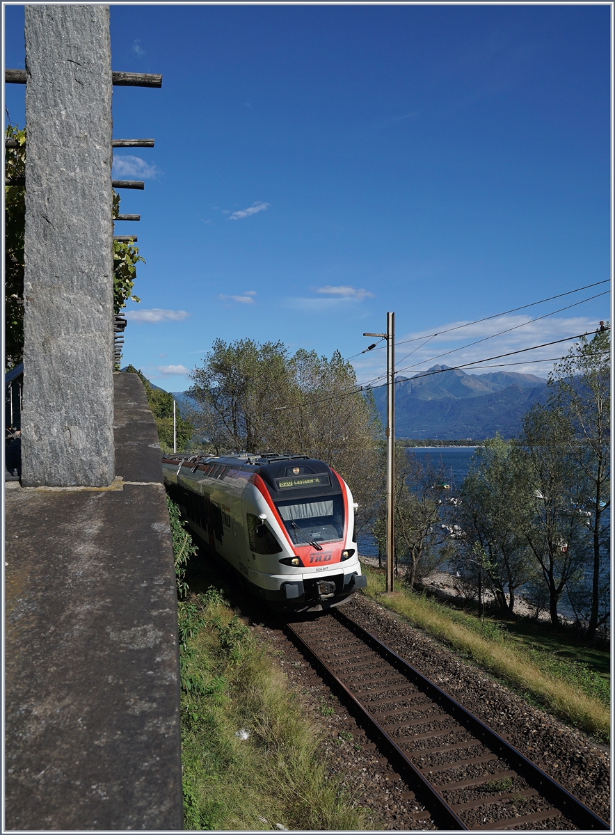 Ein TILO Flirt erreicht in Kürze Locarno.
19. Sept. 2016
