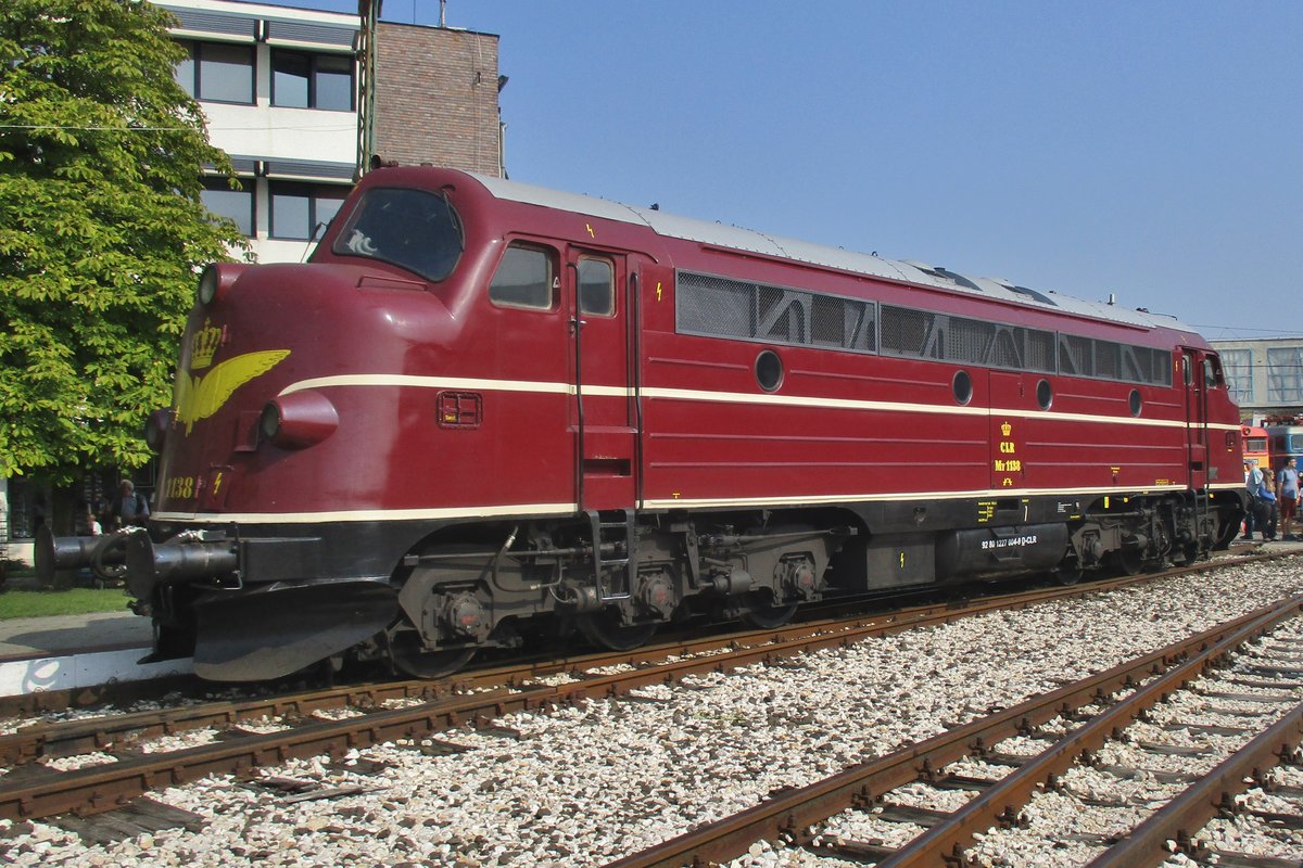 Ex-DSB MY 1138 war am 8 September 2018 Gast ins Budapester Eisenbahnmuseum. Heute gehört diese Schönheit Strabag am.