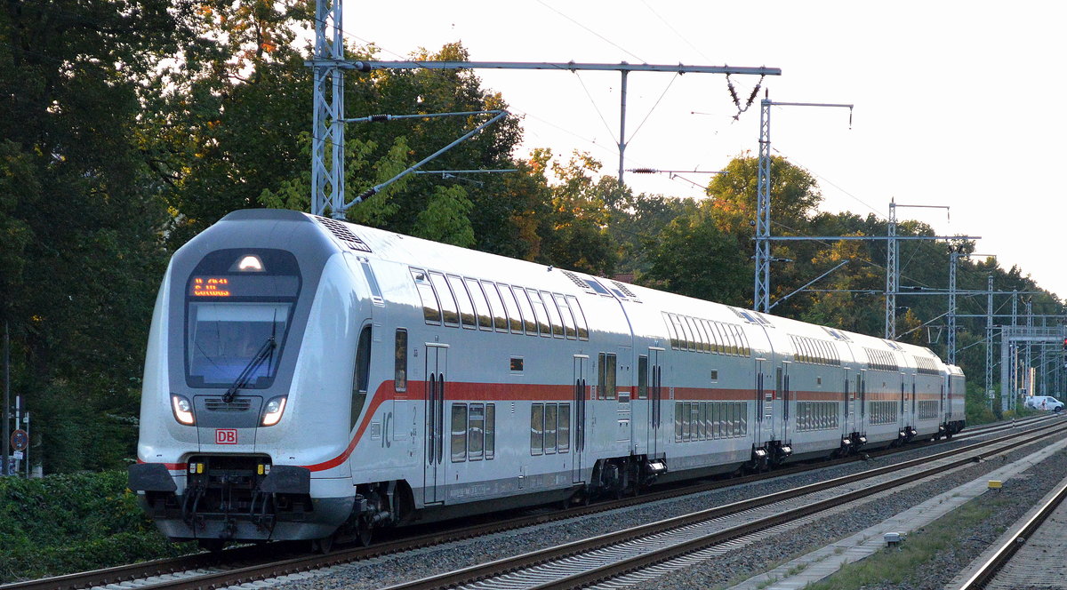 IC 2431 mit der Schublok 146 564-0 nach Cottbus am 07.09.16 Eichwalde bei Berlin.