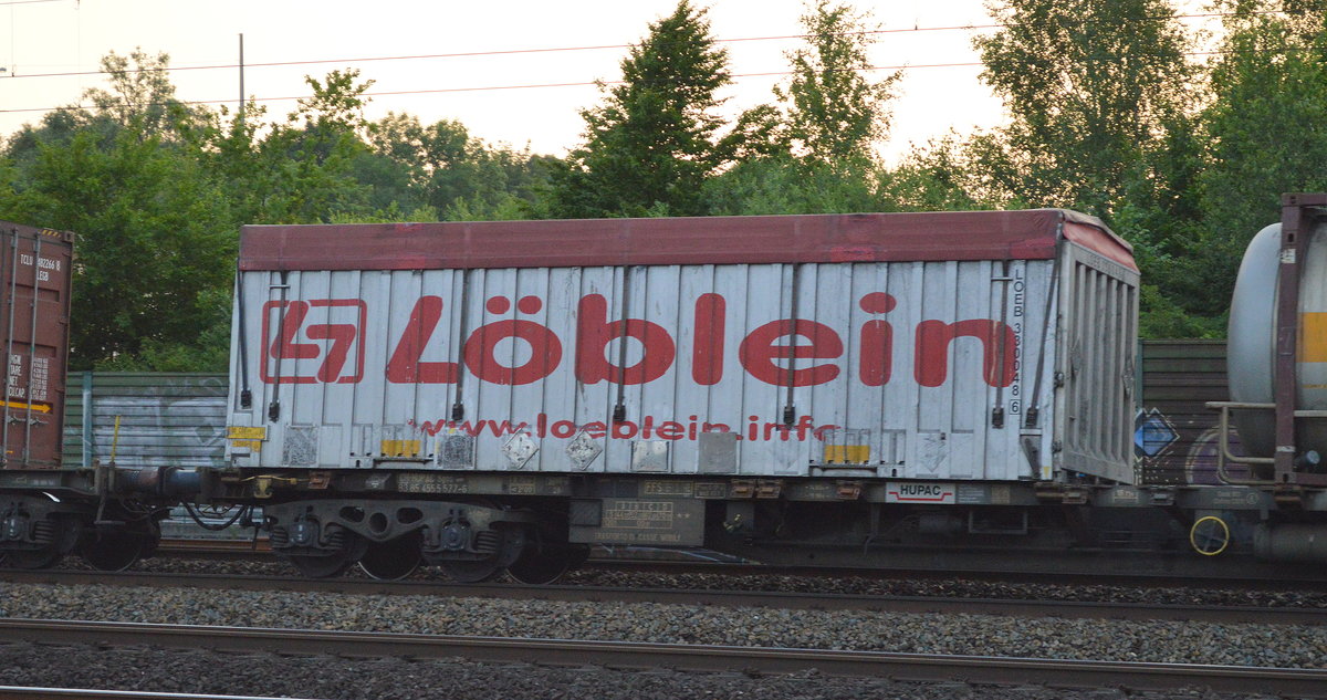 Interessanter Wechselbrücken-Container der Löblein Transport GmbH am 20.06.17 Hamburg-Harburg.