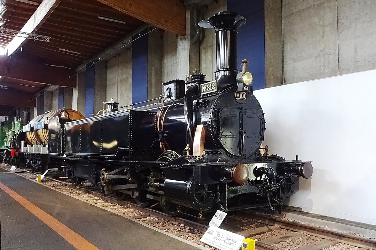 MIDI 312 steht auch am 30 Mai 2019 noch ins Eisenbahnmuseum von Mulhouse.
