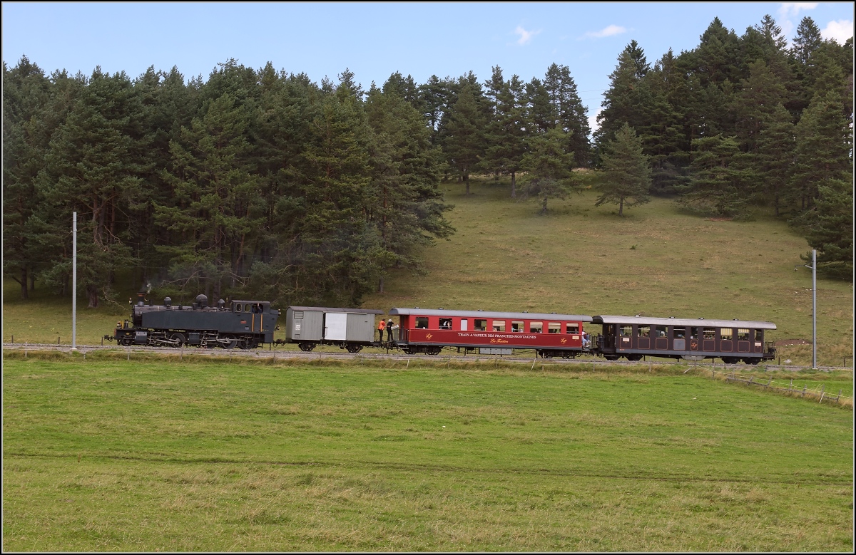 Mit der E 206 nach Tavannes. La Traction Sonderzug bei Orange. August 2019.