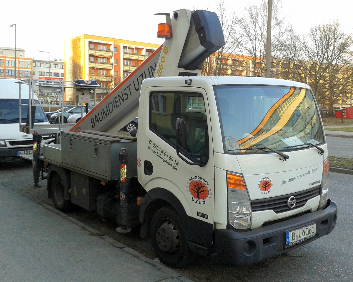 NISSAN CABSTAR 35 12 Mit Hebeb hne PALFINGER 260 B Der Firma Bdu gmbh NISSAN CABSTAR 35 12 Mit Hebeb hne PALFINGER 260 B Der Firma Bdu gmbh