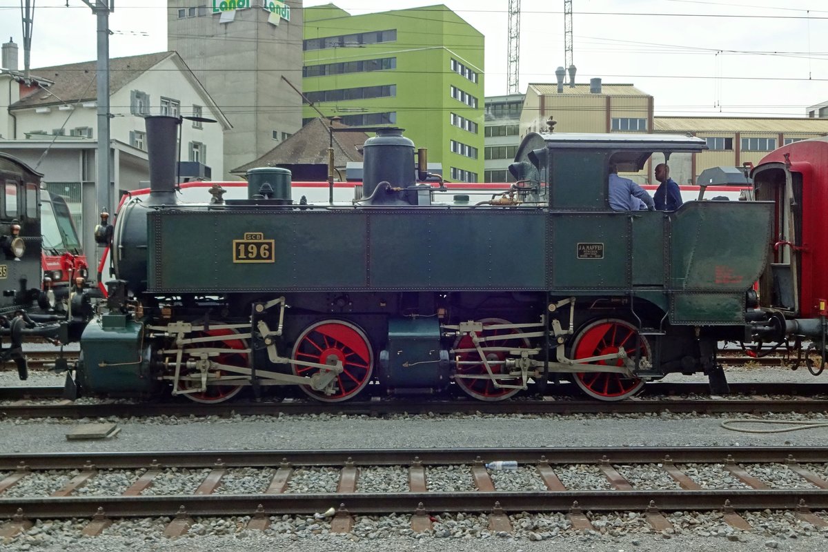 SCB 196 steht am 25 Mai 2019 in Brugg AG.