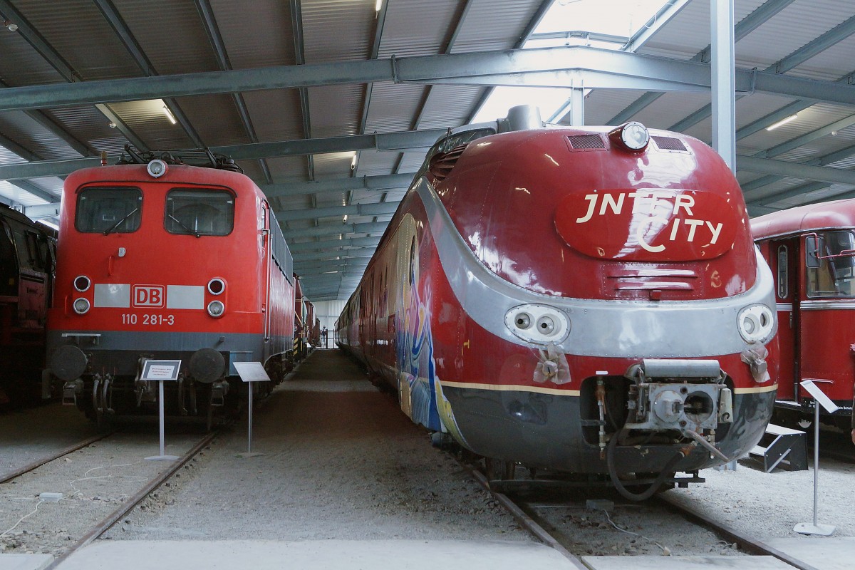 SVG: TRANS EUROP EXPRESS TT, BR VT 11.5 (1957), Leihgabe des DB Museums in der Eisenbahn Erlebniswelt Horb am Neckar aufgenommen am 25. April 2015.
Foto: Walter Ruetsch