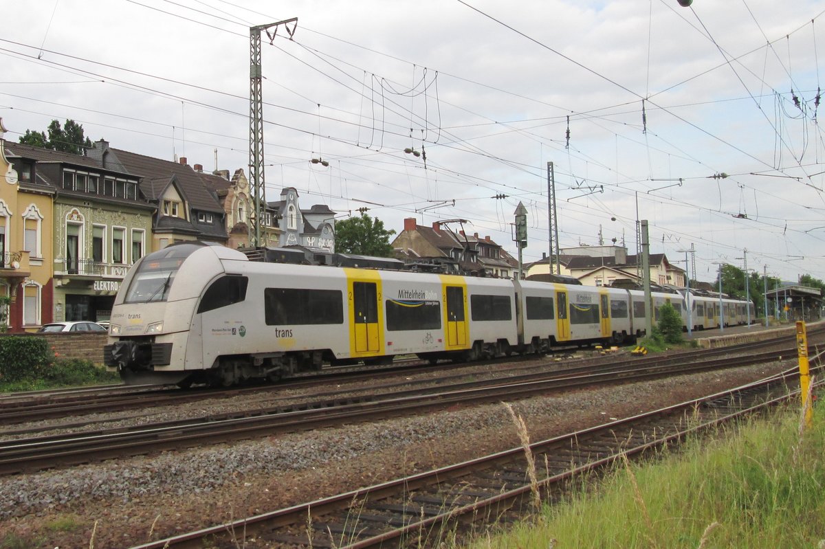 TRansRegio 460 008 verl�sst am 28 Mai 2014 Remagen.