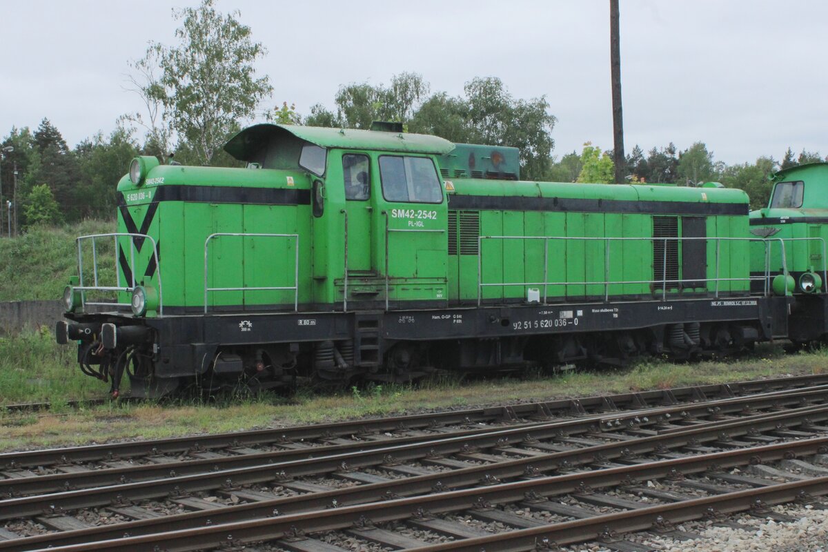 Tr�b war der 7.Mai 2024 in Rzepin wann SM42-2542 dort vom Bahnsteig fotografiert wurde.
